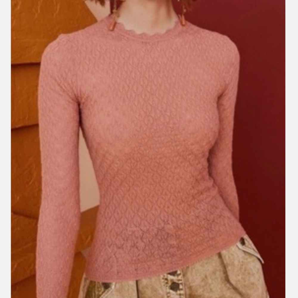 Ulla Johnson sweater in textured knit - Size Petite
